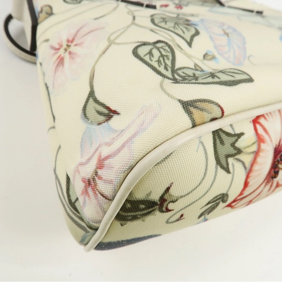 Gucci Cream Floral 2 way Satchel - Picture 5 of 10
